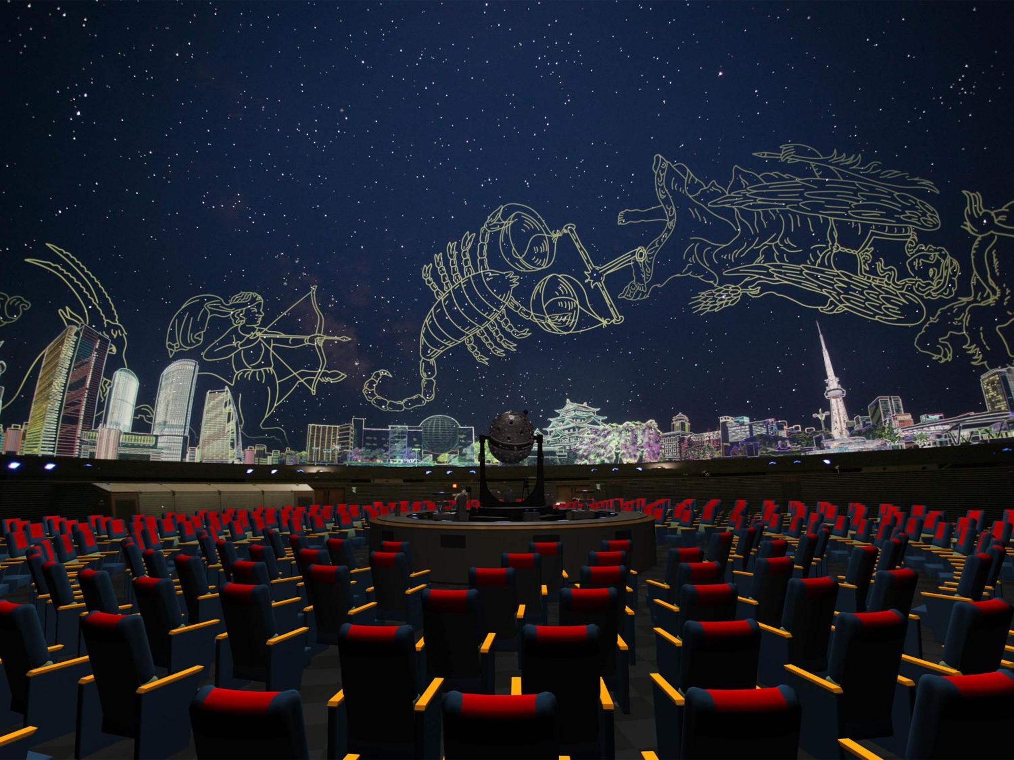 Nagoya Kanko Hotel Buitenkant foto The planetarium